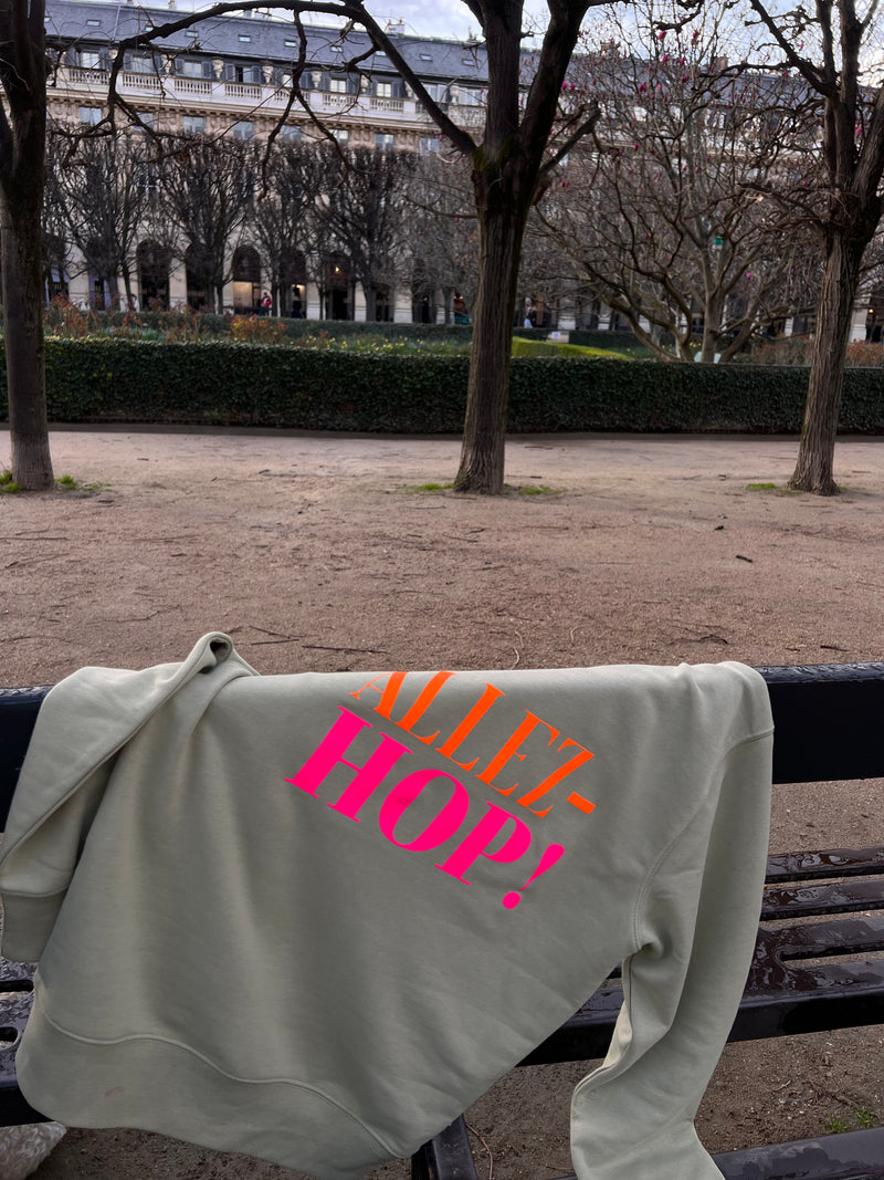 Allez-Hop Sweater - Salbei  / Neon