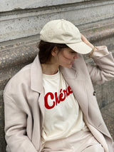 Chérie T-Shirt - Offwhite/Rot