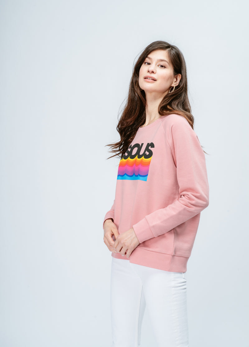Bisous Sweatshirt - Rosa