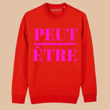 Peut-Être Sweatshirt - Rot/Neon Pink