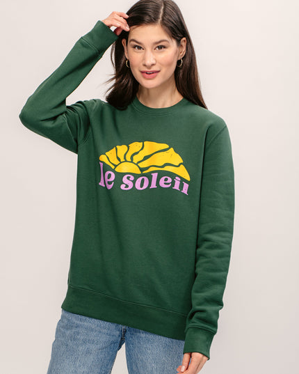 Le Soleil Sweatshirt - Grün/Sunset