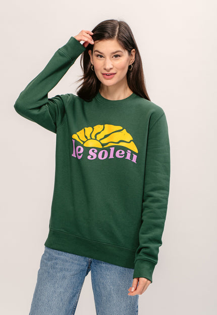 Le Soleil Sweatshirt - Grün/Sunset