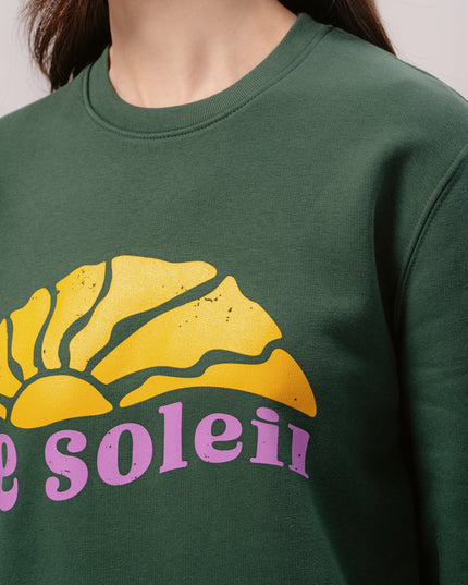 Le Soleil Sweatshirt - Grün/Sunset