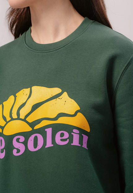 Le Soleil Sweatshirt - Grün/Sunset