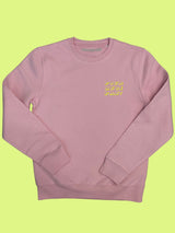 Pour Quoi Pas? Sweatshirt - Rosa/Neon Gelb