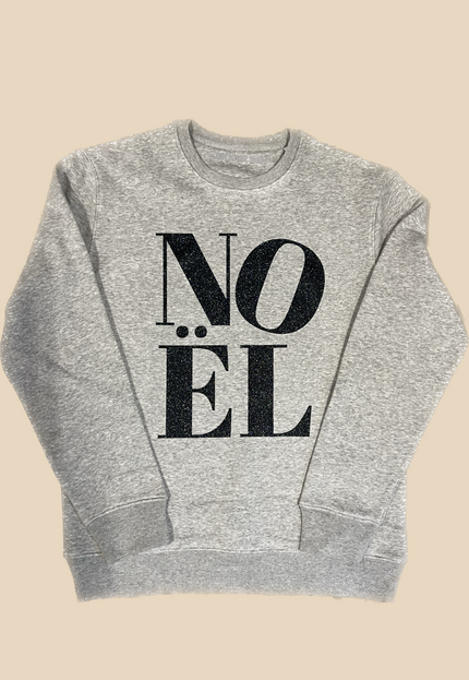 Noël Sweatshirt - Hellgrau/Glitzer Sparkle