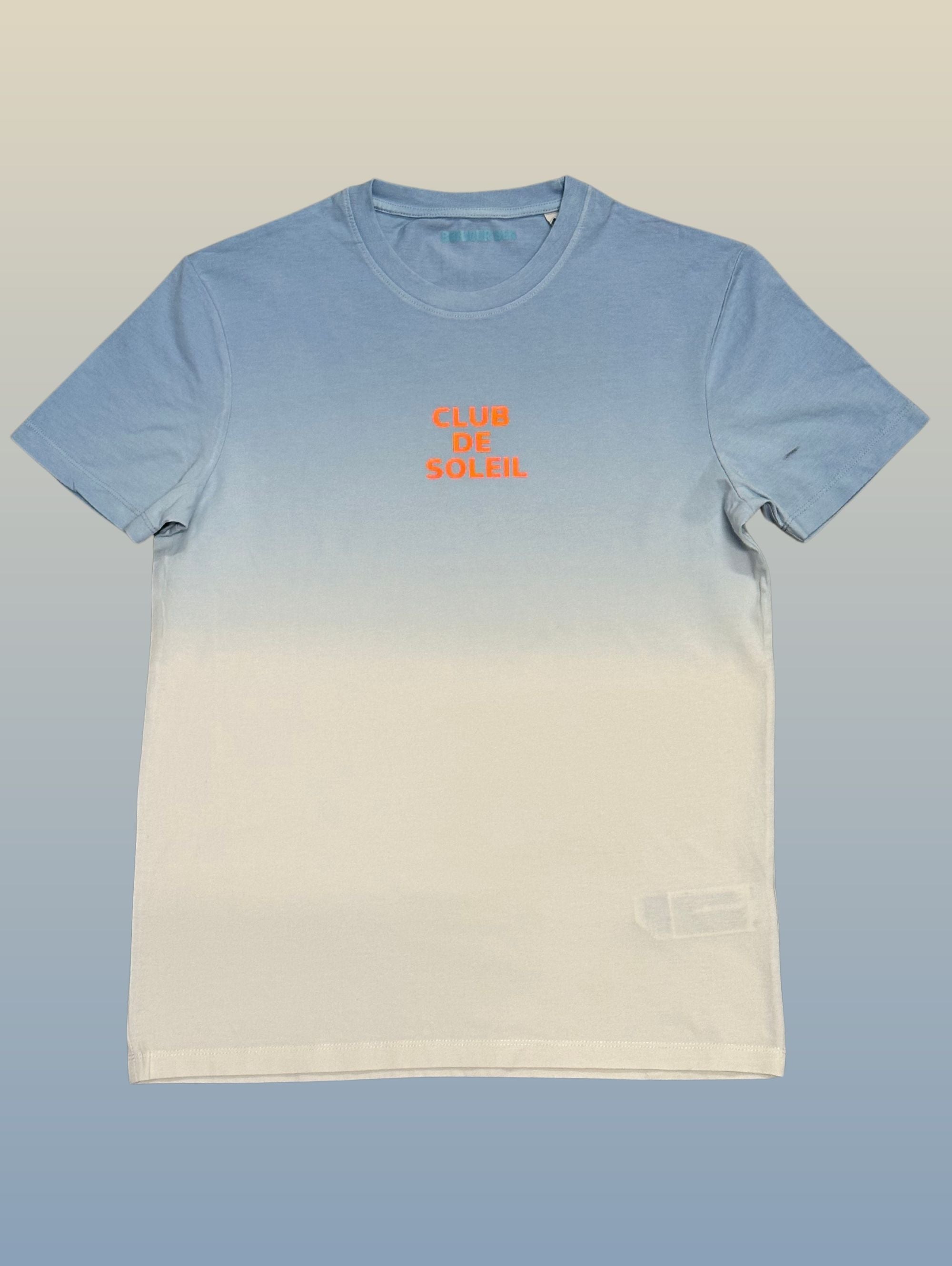 Club de Soleil T-Shirt - Blau Dip Dye
