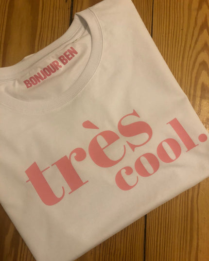 Très Cool T-Shirt - Weiß/Rosa