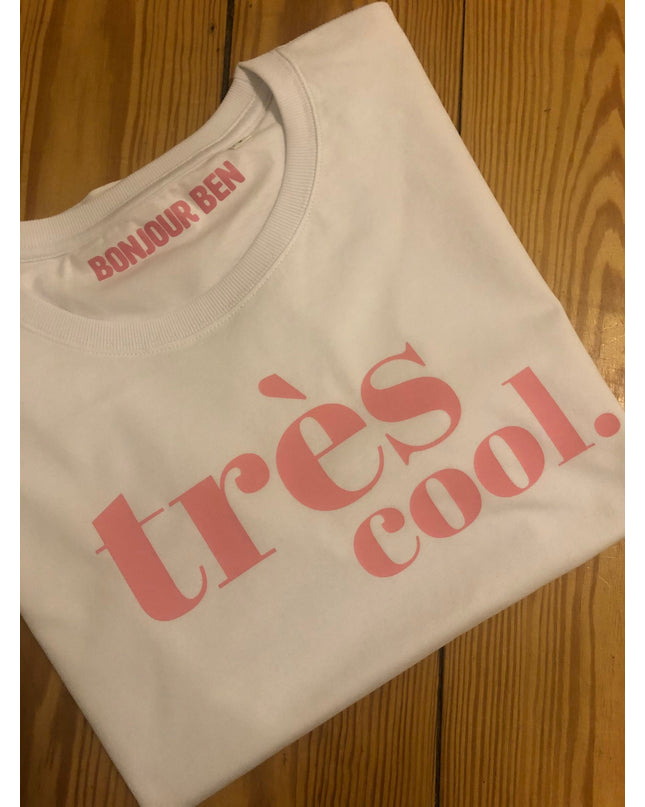 Très Cool T-Shirt - Weiß/Rosa