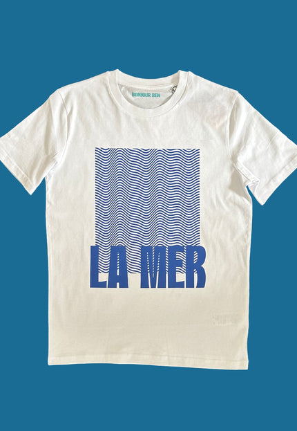 La Mer T-Shirt- Weiß/Blau