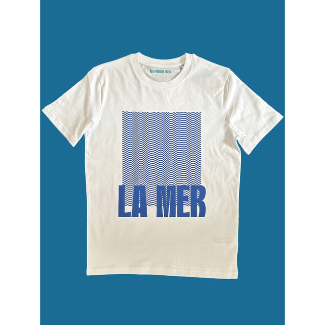 La Mer T-Shirt- Weiß/Blau