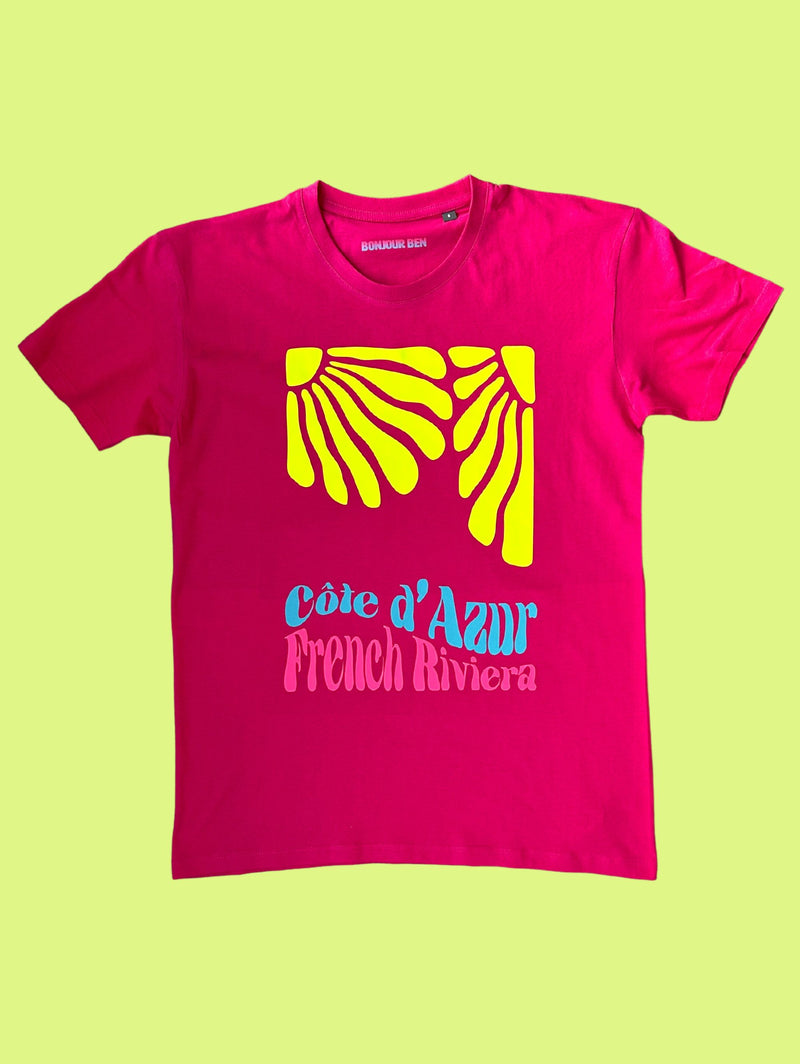 Côte d'Azur T-Shirt - Pink/Neon