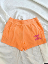 Club de Soleil Shorts aus Frottee - Orange/Pink