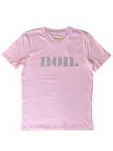 Non. T-Shirt - Rosa/Silber Glitzer