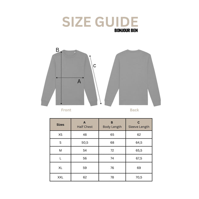 Courage Sweatshirt - Schwarz/Weiß
