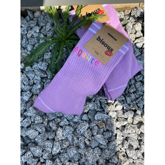 Égalité Sportsocken / Flieder
