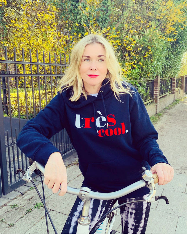 Très Cool Hoodie - Blau Rot Weiß