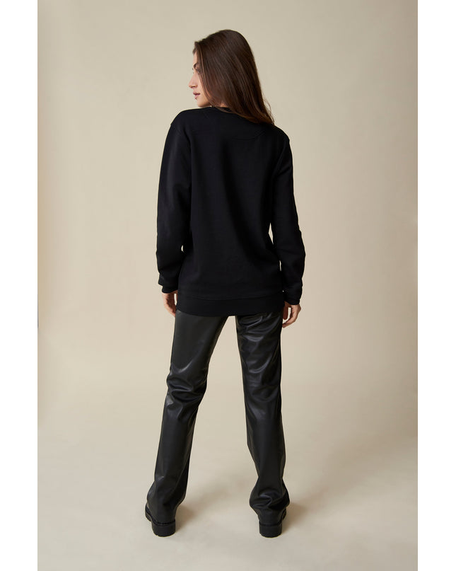Courage Sweatshirt - Schwarz/Weiß