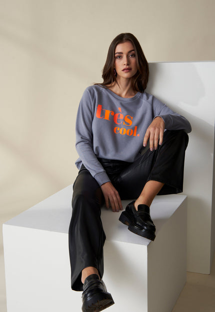 Très Cool Sweatshirt - Grau/Neon