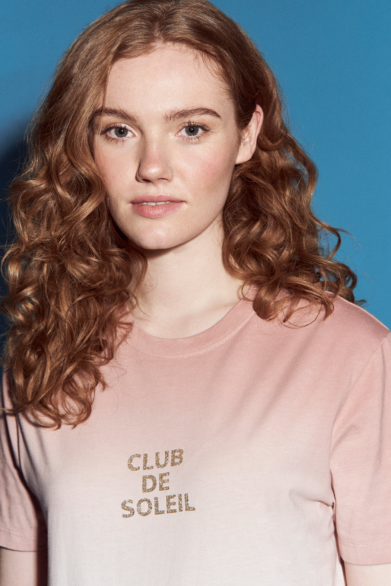 Club de Soleil T-Shirt - Rose Dip Dye