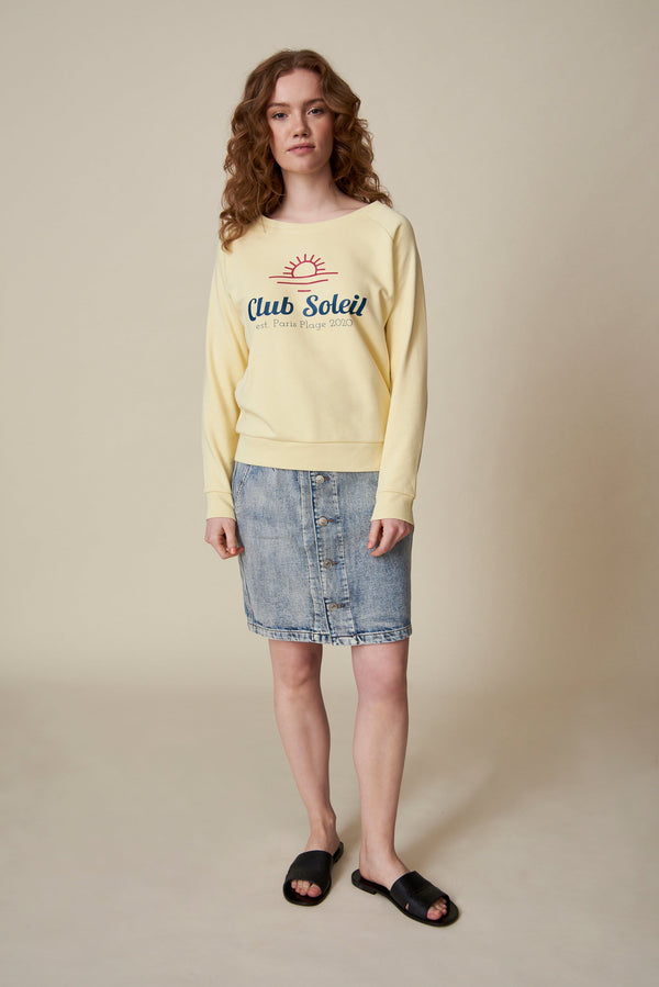 BONJOUR BEN bonjour soleil Sweater - light yellow