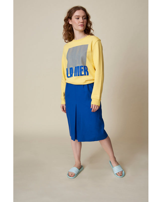 La Mer Sweatshirt - Gelb/Blau