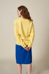 La Mer Sweatshirt - Gelb/Blau