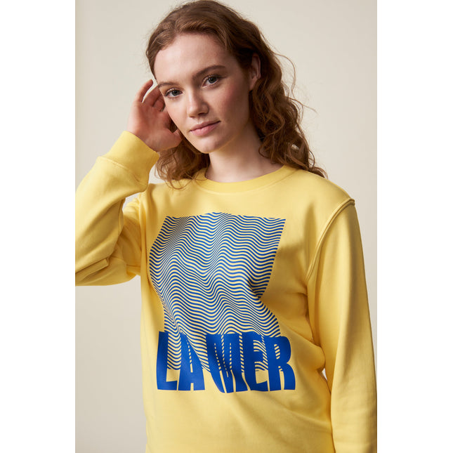 La Mer Sweatshirt - Gelb/Blau