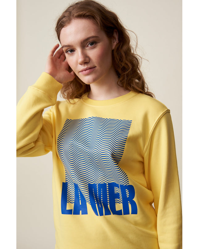 La Mer Sweatshirt - Gelb/Blau