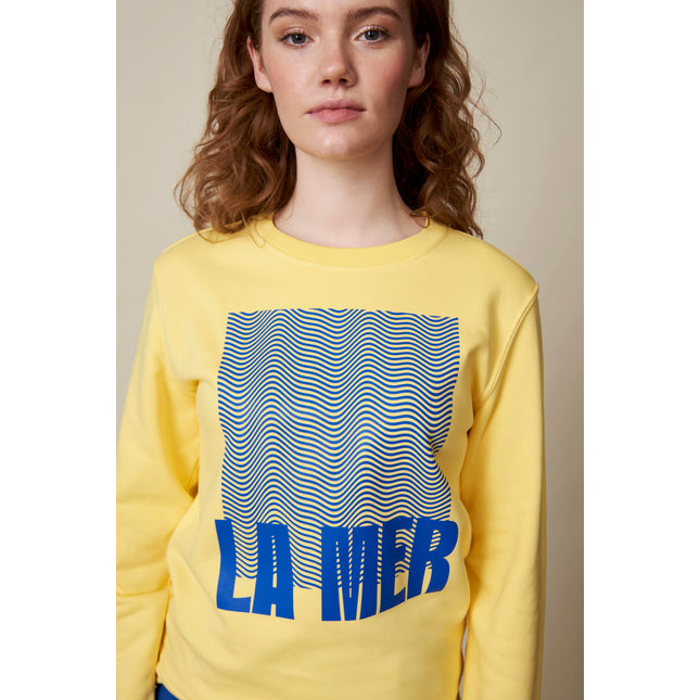 La Mer Sweatshirt - Gelb/Blau