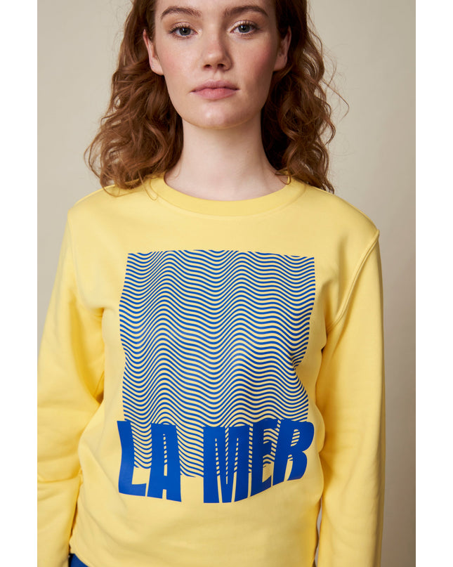 La Mer Sweatshirt - Gelb/Blau