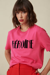 Héroïne T-Shirt – Beere/Schwarz