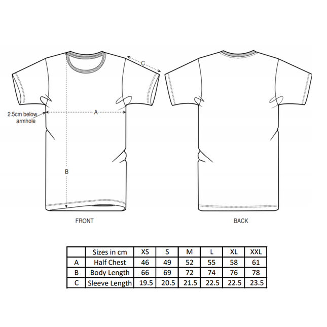 Le Soleil T-Shirt - Weiß /Orange & Lila