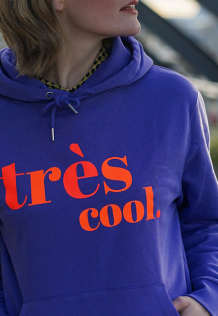 Très Cool Hoodie - Lila / Neon Orange