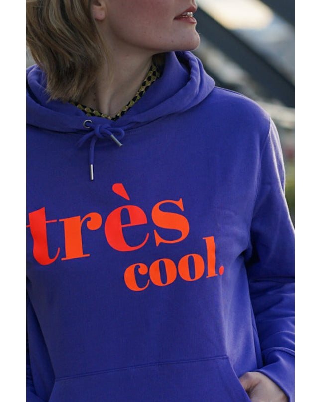 Très Cool Hoodie - Lila / Neon Orange
