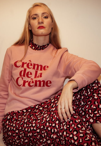 Crème de la Crème Sweatshirt - Rosa/Rot