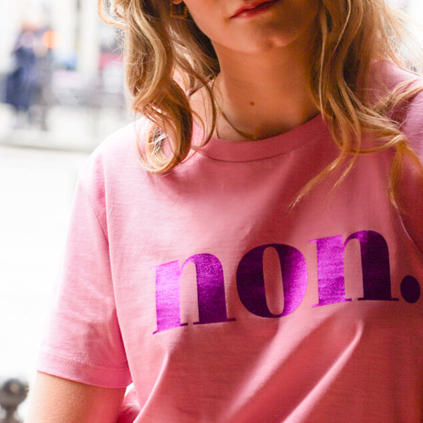 non T-Shirt - himbeere / lila