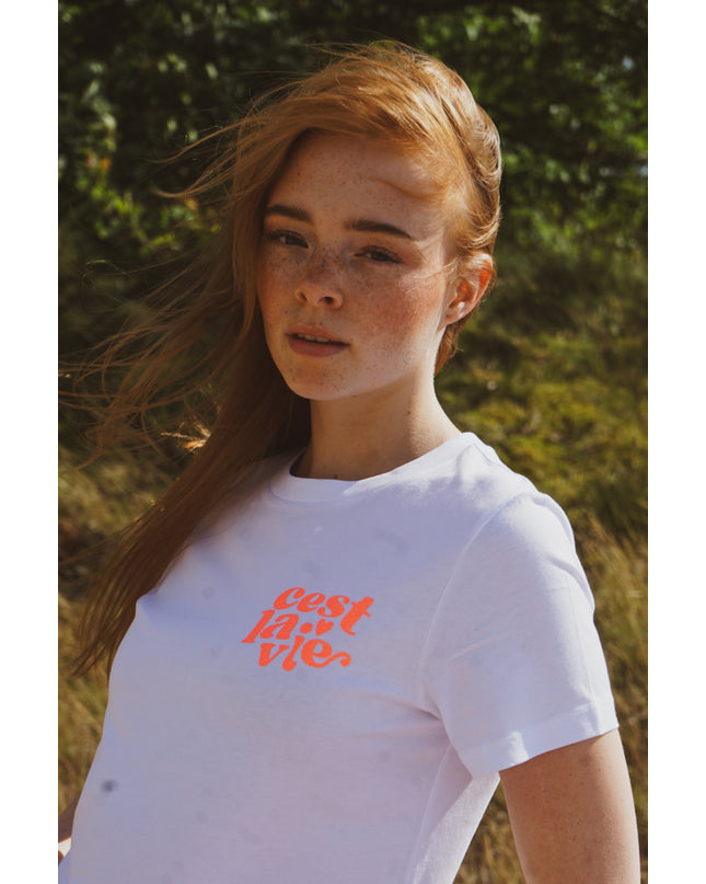 C'est la vie T-Shirt - Weiß