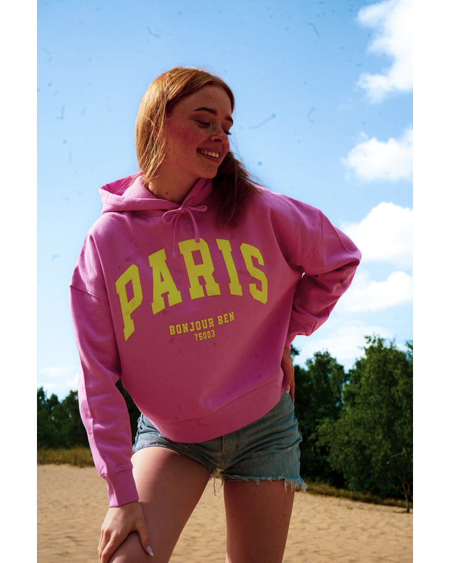 Paris Hoodie - Pink