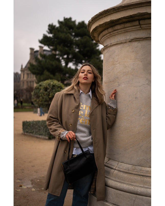 Crème de la Crème Sweatshirt - Grau/Gold