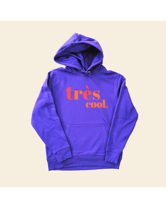 Très Cool Hoodie - Lila / Neon Orange