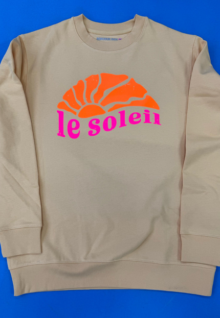 Le Soleil Sweatshirt - Sunset / Neon