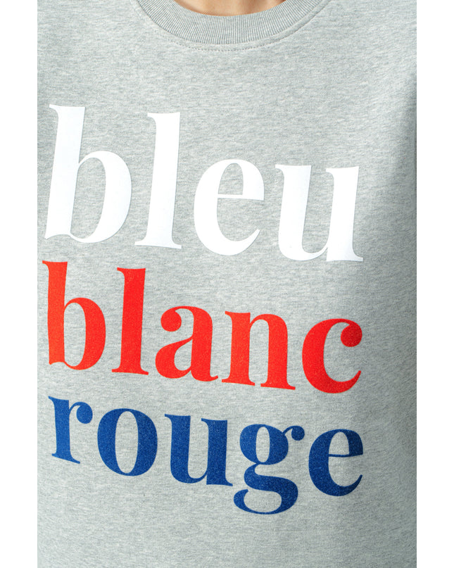 Bleu Blanc & Rouge Sweatshirt / Hellgrau Tricolore