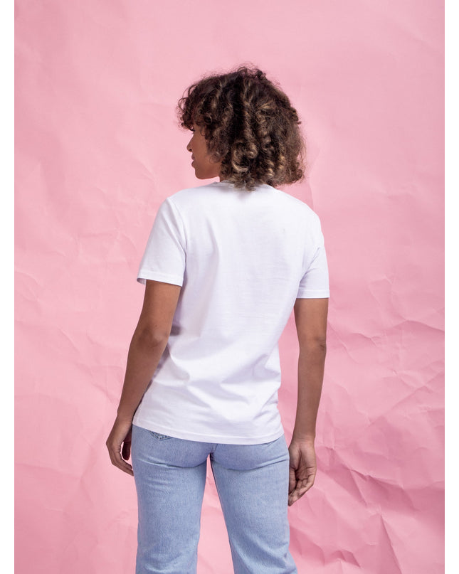 Savoir Vivre T - Shirt / Weiß Pastell