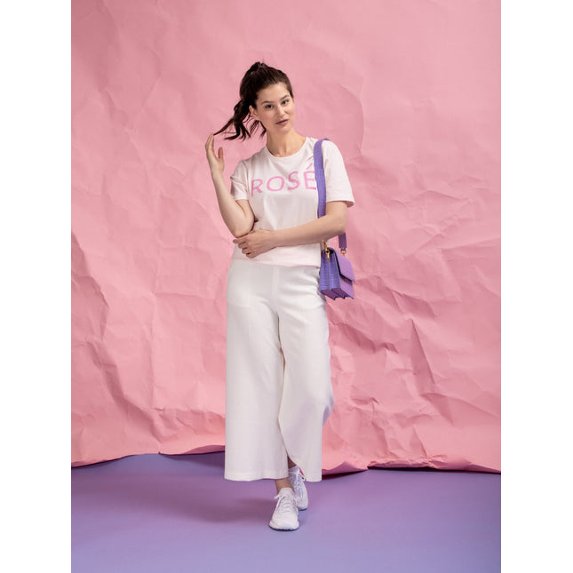 Rosé T-Shirt - Rosa/Glitzer