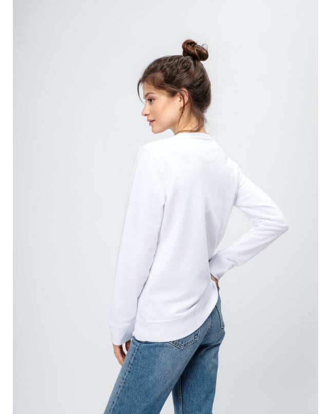 Non. Sweatshirt - Weiß/Rot