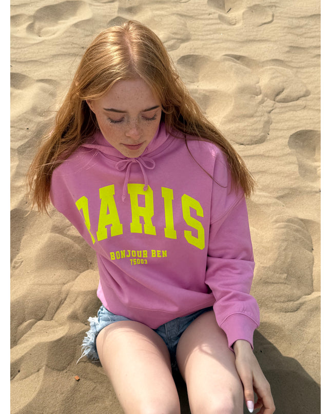 Paris Hoodie - Pink