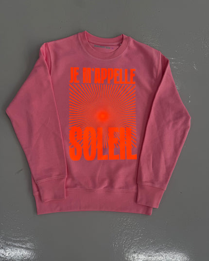 Je´m appelle soleil Sweatshirt - pink/ neon orange