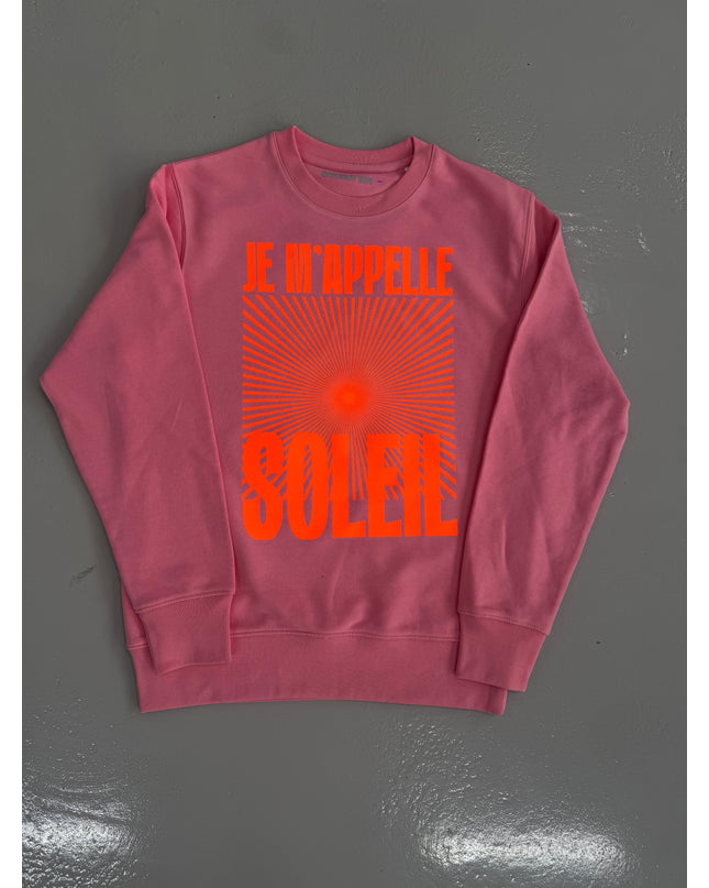 Je´m appelle Soleil Sweatshirt - Koralle/Neon Orange