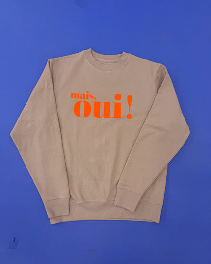 mais, oui! - sand / neon orange